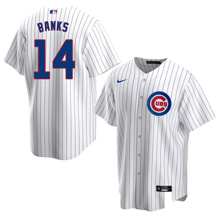 Nike Men #14 Ernie Banks Chicago Cubs Baseball Jerseys Sale-White
